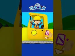 Can Carl clean up Bolton's bulldozer? #carlscarwash #shorts #kidsvideo #kidscartoon #bulldozer