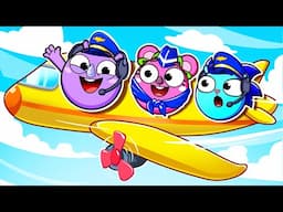 Airplane Safety Tips Song ✈️ Put On Your Seatbelt! Kids Sing-Along Songs And Nursery Rhymes