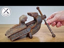 Rusty Deadlocked Vise - Restoration (the 3rd)