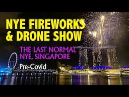 NYE Fireworks & Drone Show 2019 - MBS, SINGAPORE