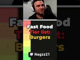 Nagzz's Burger Fast Food Tier List