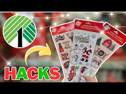 GENIUS 🤯 Dollar Tree DIY Crafts Using Window Clings | Christmas DIY Crafts