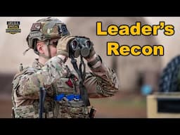 What is a Leader's Recon? Learn from the Military