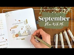 PLAN WITH ME!🍂| September Bullet Journal Set Up | Cozy Autumn Theme!