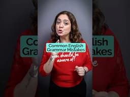 Common English Grammar Mistakes You Must Be Aware Of!! Speak English Clearly & Confidently #letstalk