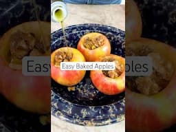 EASY Baked Apples #bakedapples #apples #applerecipe #dessert