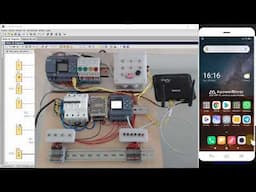 LOGO! 37/37 Aplicación móvil LOGO! APP con dos autómatas y router Wifi del Logo! de Siemens