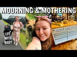 VLOG | losing our pig ducky, merch, motherhood & house updates