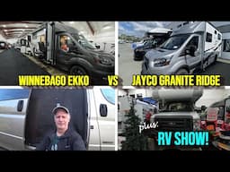 Comparing Jayco Granite Ridge & Winnebago Ekko + RV Show!