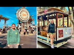 San Francisco Sightseeing! Pier 39, Fisherman's Wharf & Cable Car Ride!