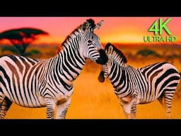 Relaxing African Safari 4K with African Instrumental Music, Relaxing Music With African Wildlife