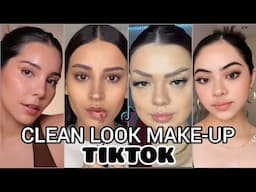 💄 Trying The Trendy " CLEAN MAKE-UP LOOK " ♡ TIKTOK Compilation