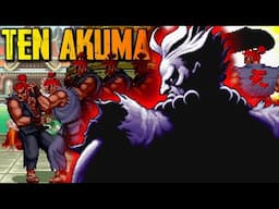 Ten Akuma (True Shin Boss) Playthrough Super Street Fighter II X Grand Master Challenge Dreamcast