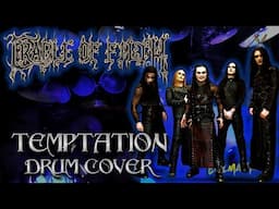 TEMPTATION - CRADLE OF FILTH - drum cover w / alesis nitro mesh kit