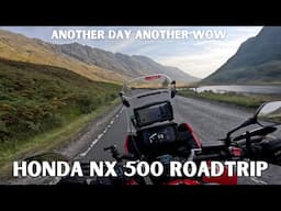 Ep7 | it gets emotional | Glencoe | Honda nx500 roadtrip