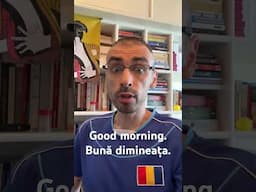 How to say “Good morning” (Bună dimineața) in Romanian