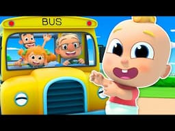 Wheels On The Bus + More Nursery Rhymes & Kids Songs | Kids Cartoon | Miliki Family