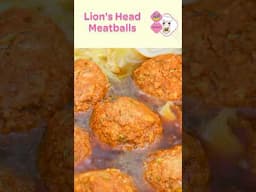 In 60 Seconds : Lion's head meatballs