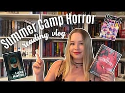 Reading SUMMER CAMP HORROR Books | finding a favorite AND a least fav of the year?? | Reading Vlog