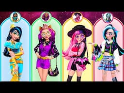 Elsa, Anna and Disney Princess Friends Cosplay Monster High G3 | Style Wow