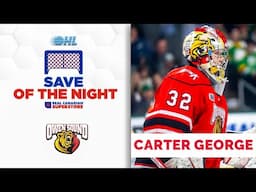 Real Canadian Superstore Save of the Night: Crazy Paddle Save by Carter George