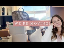 WE'RE MOVING | Saying Goodbye To Our Cottage, packing the entire house in a week | moving diaries #1