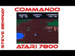 Commando on the Atari 7800 (a short and rubbish video)