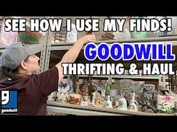 Thrifting Home Decor at Goodwill! Thrift Store Finds•Thrift with Me & Haul