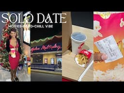 GRWM For A Solo Date: movies,food & chill vibe