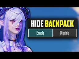 HIDE BACKPACK WITH NEW FEATURE!! | PUBG Mobile