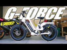 This 28mph E–Bike has 6 SHOCKS ($1,249 NEW) G-Force RS ST