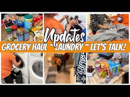 GROCERY HAUL & DINNER IDEAS | CHIT CHATTING | DOING LAUNDRY THIS WEEK