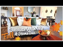 NEW! Fall Decorate With Me and Home Tour | Kenya's Decor Corner #fallhometour #fall2024