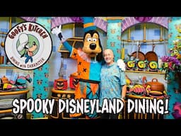 Spooky Character Dining At Goofy's Kitchen In Disneyland On Halloween!