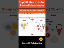Top 8 Shortcuts for Editing PowerPoint Shapes | #QuickTipsForPowerPointShapes #ShapeEditingTips
