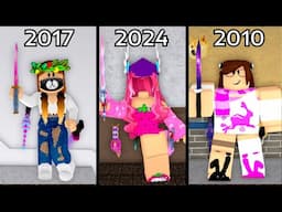 Roblox MM2, But The YEAR of my AVATAR Changes..