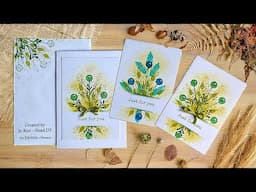 Foliage Design for a Small Card by Jo Rice