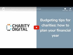 Budgeting tips for charities: how to plan your financial year