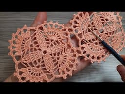 Wonderful Easy Crochet Tutorial for Beginners | Step-by-Step Tığ İşi Örgü Knitting Guide