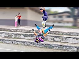 REAL Friends Let You Skate Between Their Legs