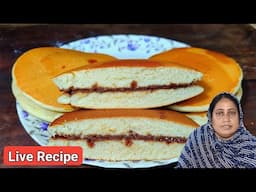 Live Recipe প্যানকেক pancake recipe by Mehek kitchen #shorts