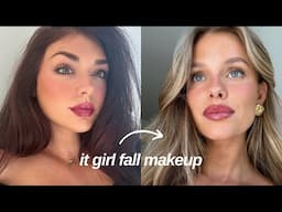 It Girl Fall Makeup Look - Berry Lips & Cheeks