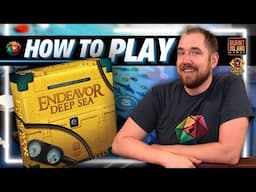 How to Play ENDEAVOR DEEP SEA | Board Game Tutorial | Includes Solo and Cooperative