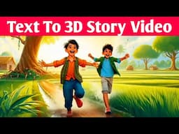 How To Make 3d Animation Kids Story | Cartoon Video Kaise Banaye