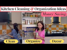 Budget Friendly Kitchen Cleaning & Organization Ideas You Must Try | Urban Rasoi