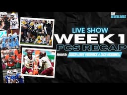 LIVE: Week 1 FCS Football Recap | The Bluebloods