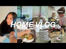 PRODUCTIVE VLOG: I'm back! life update, new furniture + room makeover, organize & clean *motivation*