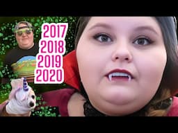 Halloween With Amberlynn Through The Years: 2017, 2018, 2019 & 2020 Vlog Reaction