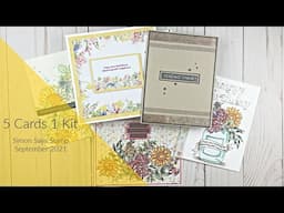 5 Cards, 1 Kit/Simon Says Stamp September 2021