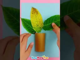 Paper Roll Tree Craft Idea